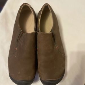 Brown Leather Keen Shoes